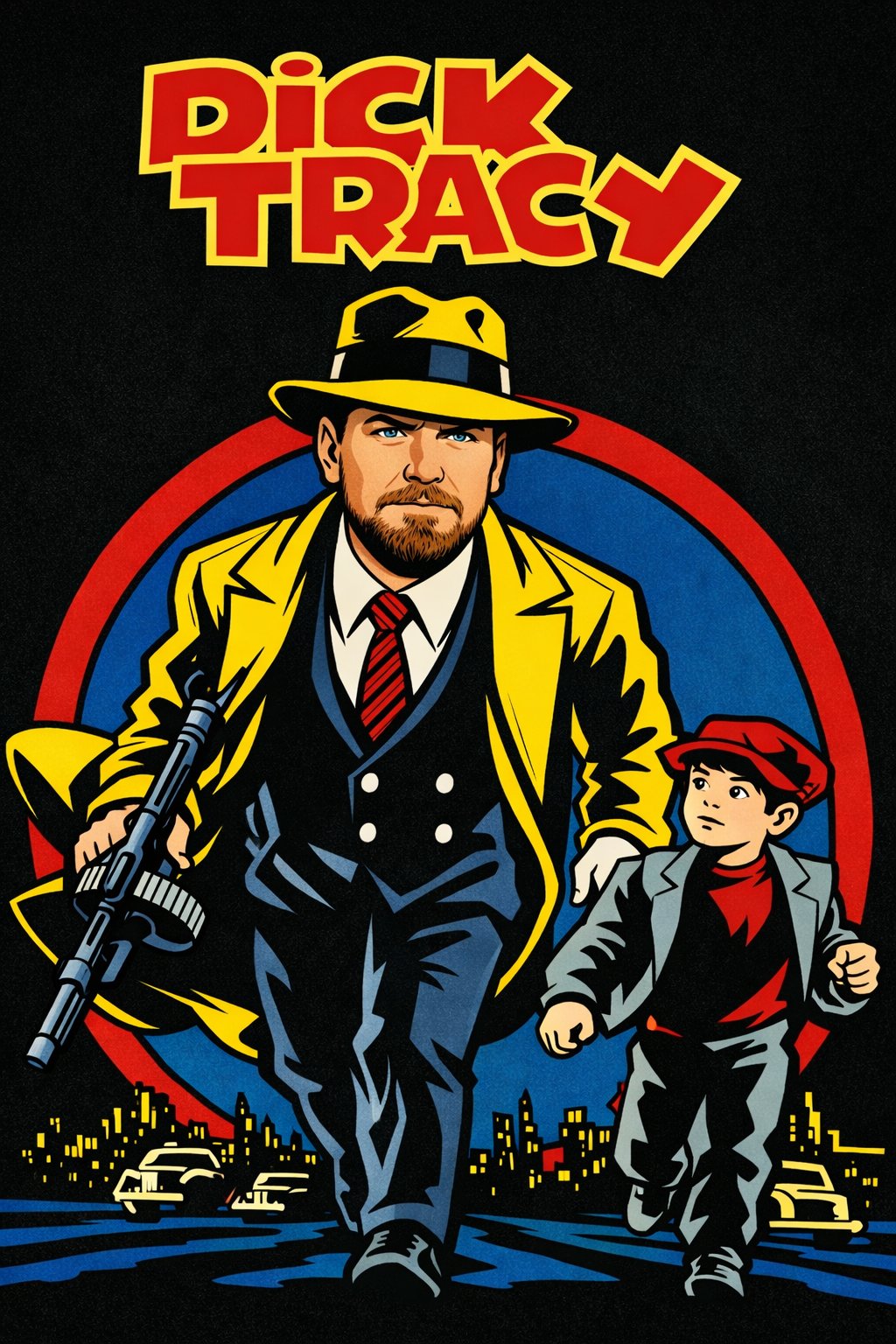 Illustrated Dick Tracy artwork