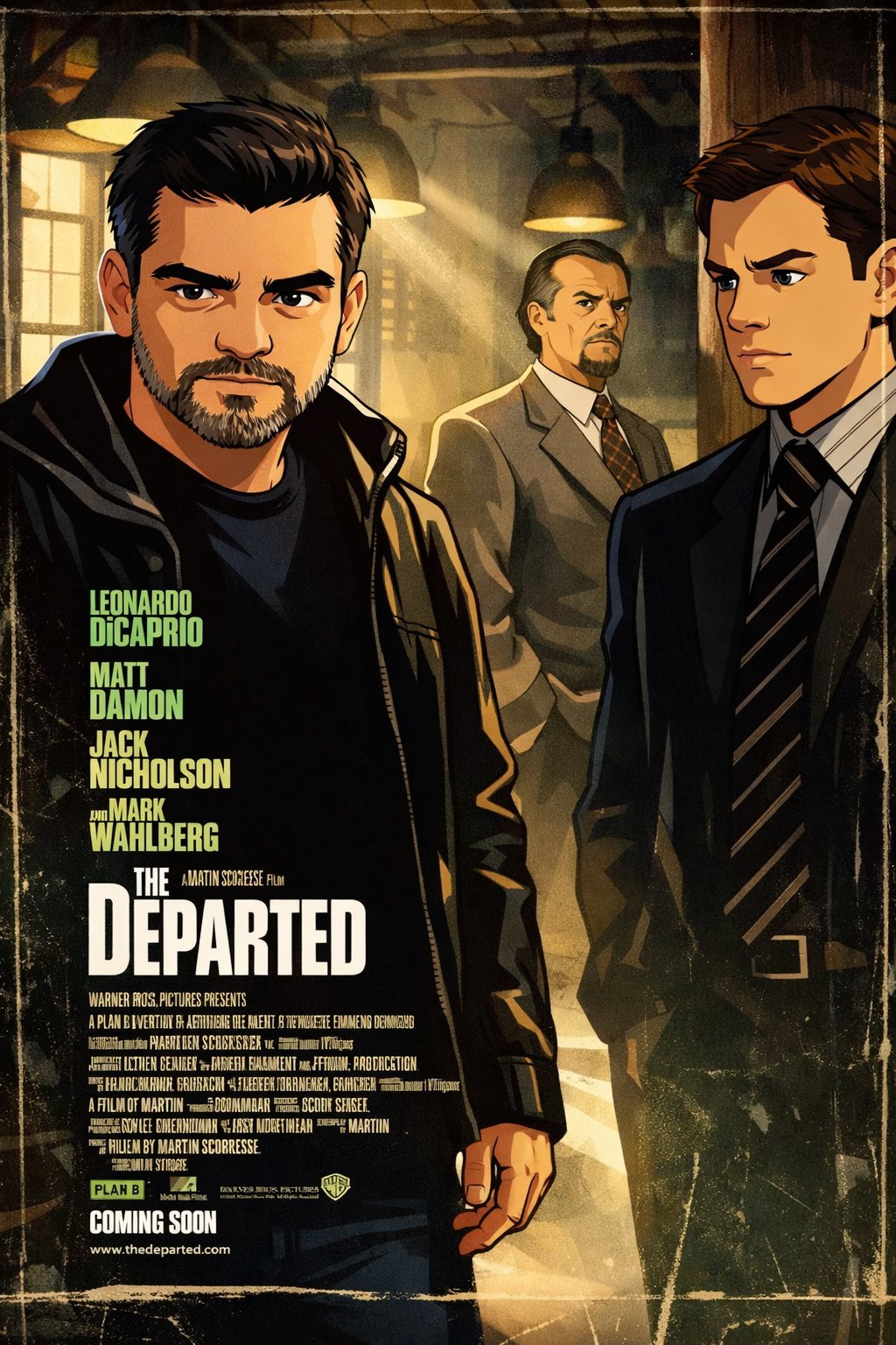Illustrated The Departed artwork